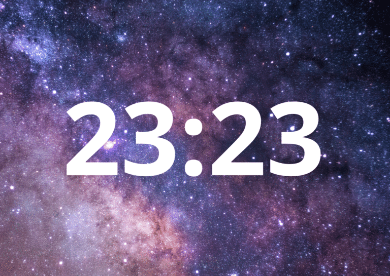 heure miroir 23h23 signification et message spirituel