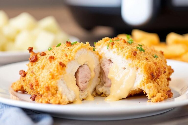 Cordon bleu surgelé à l’AirFryer : Temps de cuisson
