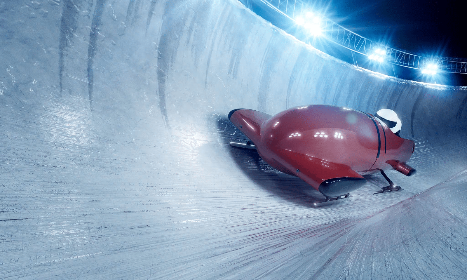 Comment la température de la glace en bobsleigh influence la vitesse du sled